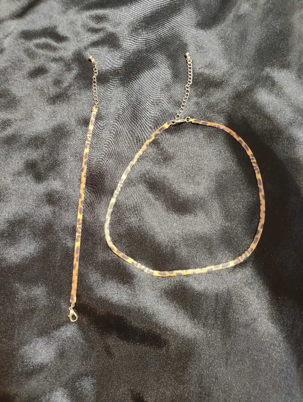 Animal Print Necklace & Bracelet Set Boho - Picture 3 of 3